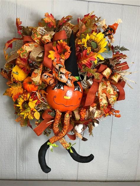 Whimsical Pumpkin and Gourd Wreaths